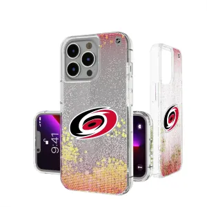 Carolina Hurricanes Linen Glitter Phone Case