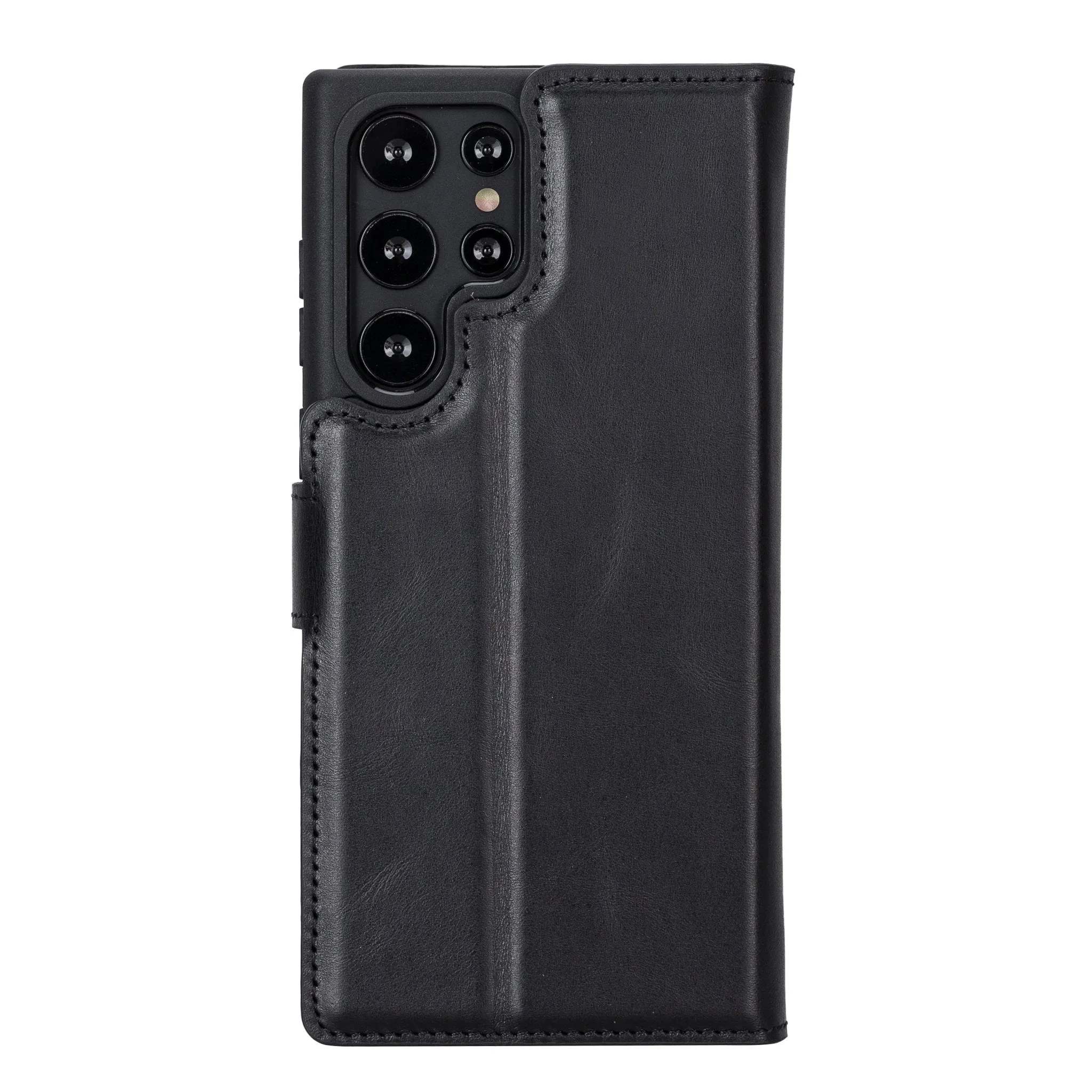 Carter Samsung Galaxy S22 Ultra Wallet Case, Rustic Black
