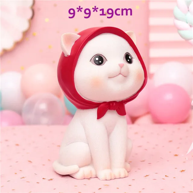 Cartoon Cute Dog t Figurine With Crown Ornament