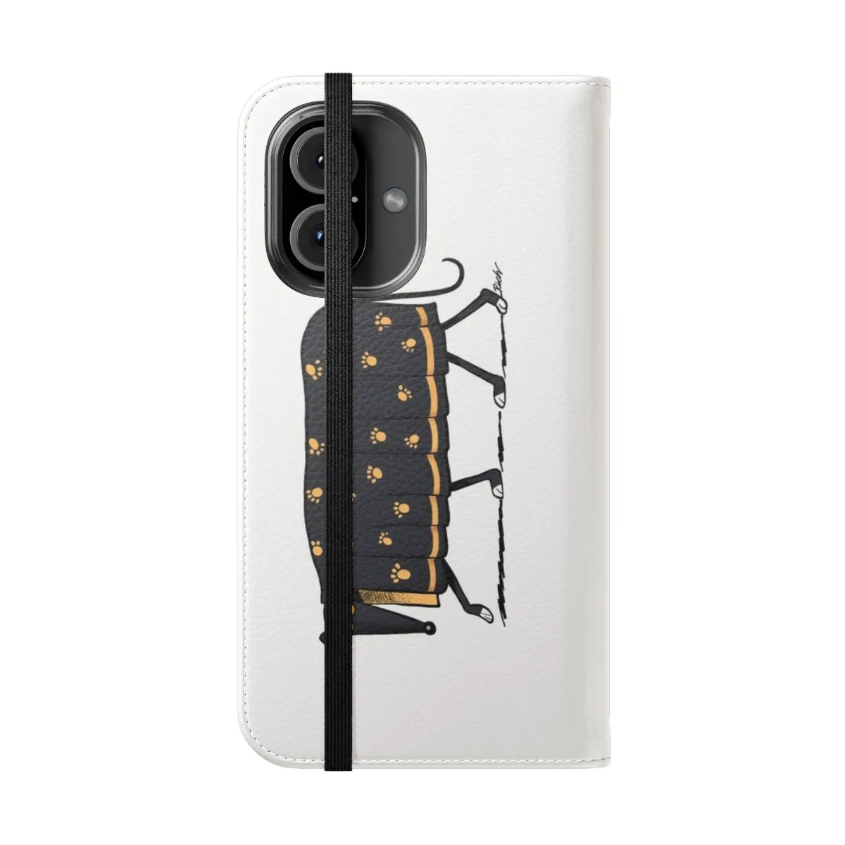 Cartoon Dog Lover's Flip Cover Phone Case