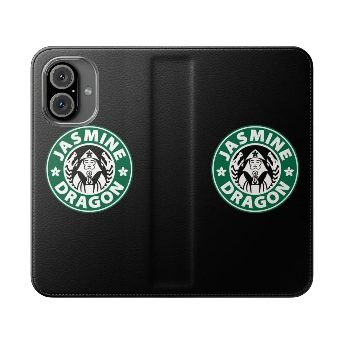 Cartoon Inspired Flip Cover Phone Case - Funny, Satirical Design