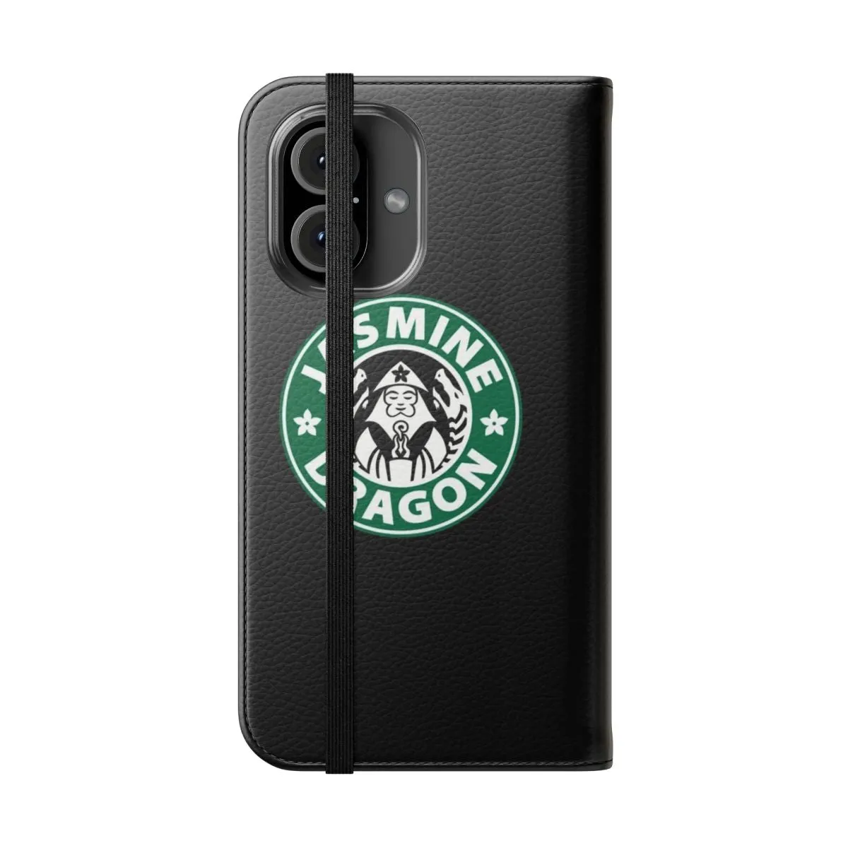Cartoon Inspired Flip Cover Phone Case - Funny, Satirical Design