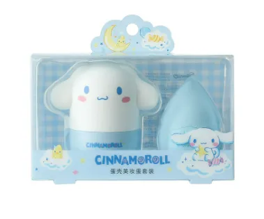 Cartoon Makeup Sponge and Case