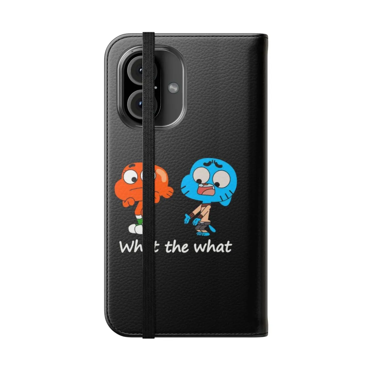 Cartoon Network Inspired Flip Cover Phone Case for Gumball and Darwin Fans