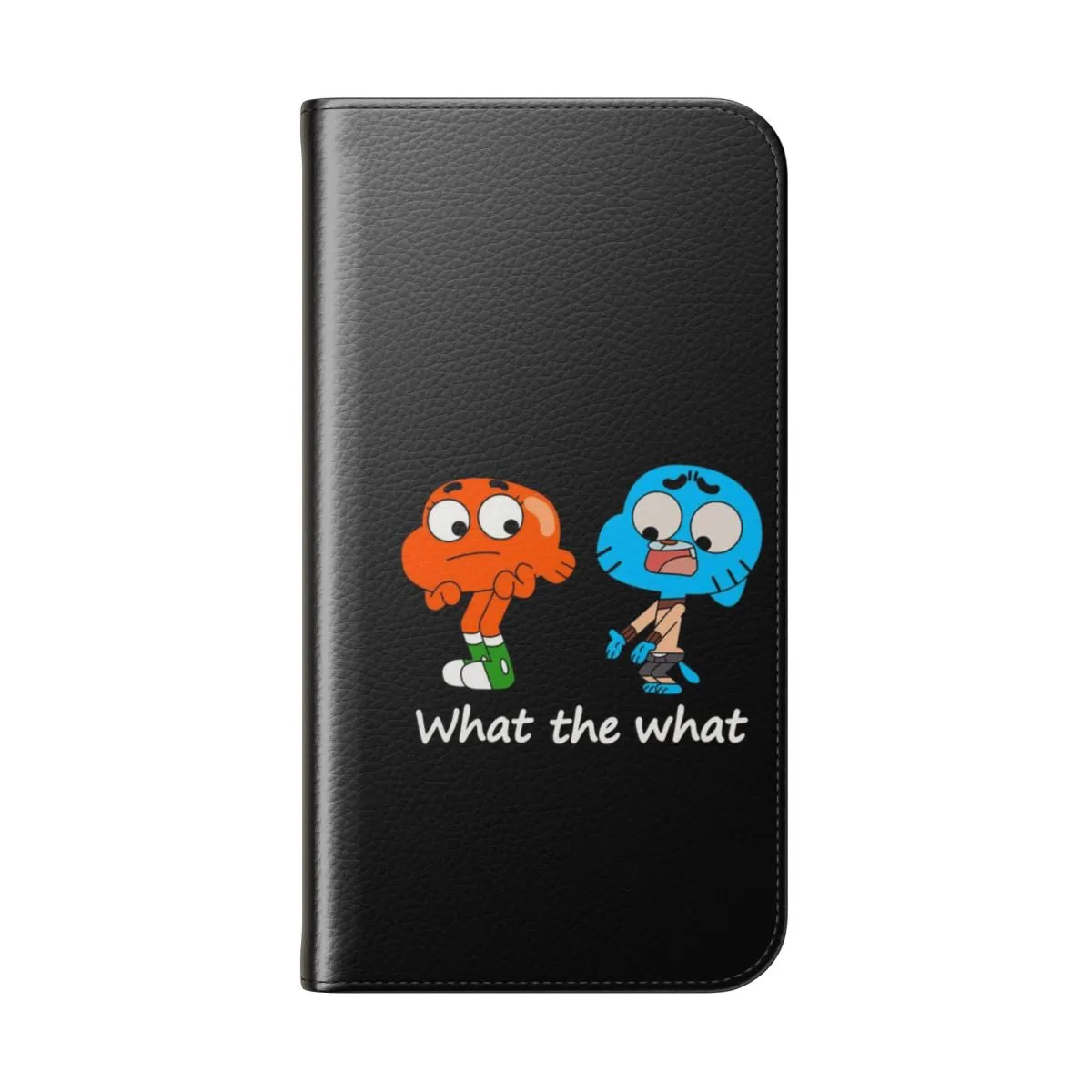 Cartoon Network Inspired Flip Cover Phone Case for Gumball and Darwin Fans