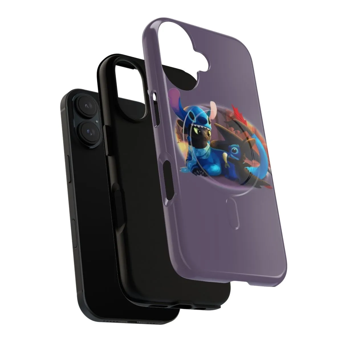 Cartoon Phone Cases with Magnetic Protection