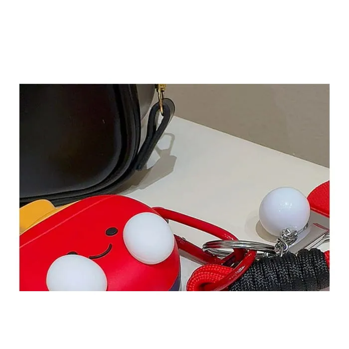 Cartoon Table Tennis Doll Lanyard String Airpods / Pro Earphone Case