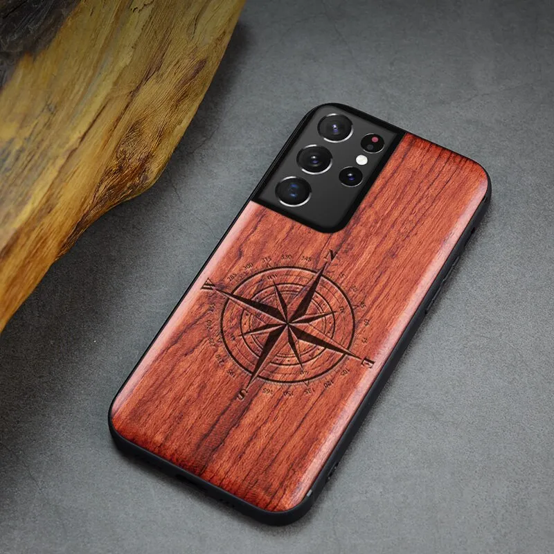 Carving wood Texture Samsung Galaxy S22 Ultra 5G Samsung S22 Plus S22 Ultra Phone Cases