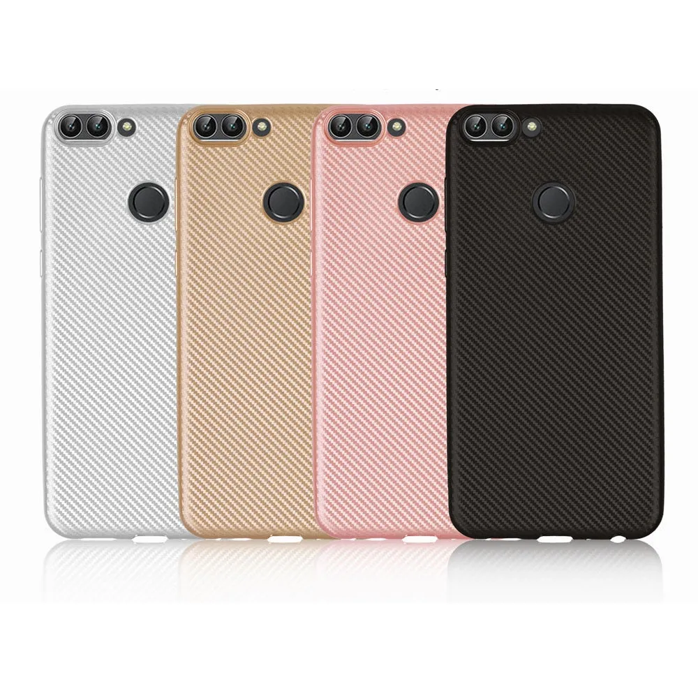 Case for Huawei P Smart Soft Carbon Fiber Cover