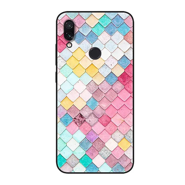 Case For Xiaomi Redmi Note 7 Case Silicon Funda for Xiaomi Redmi Note 7 Pro Cover Capa Back Coque for Redmi Note7 Pro Phone Case