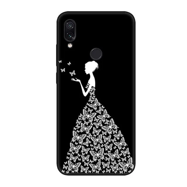 Case For Xiaomi Redmi Note 7 Case Silicon Funda for Xiaomi Redmi Note 7 Pro Cover Capa Back Coque for Redmi Note7 Pro Phone Case