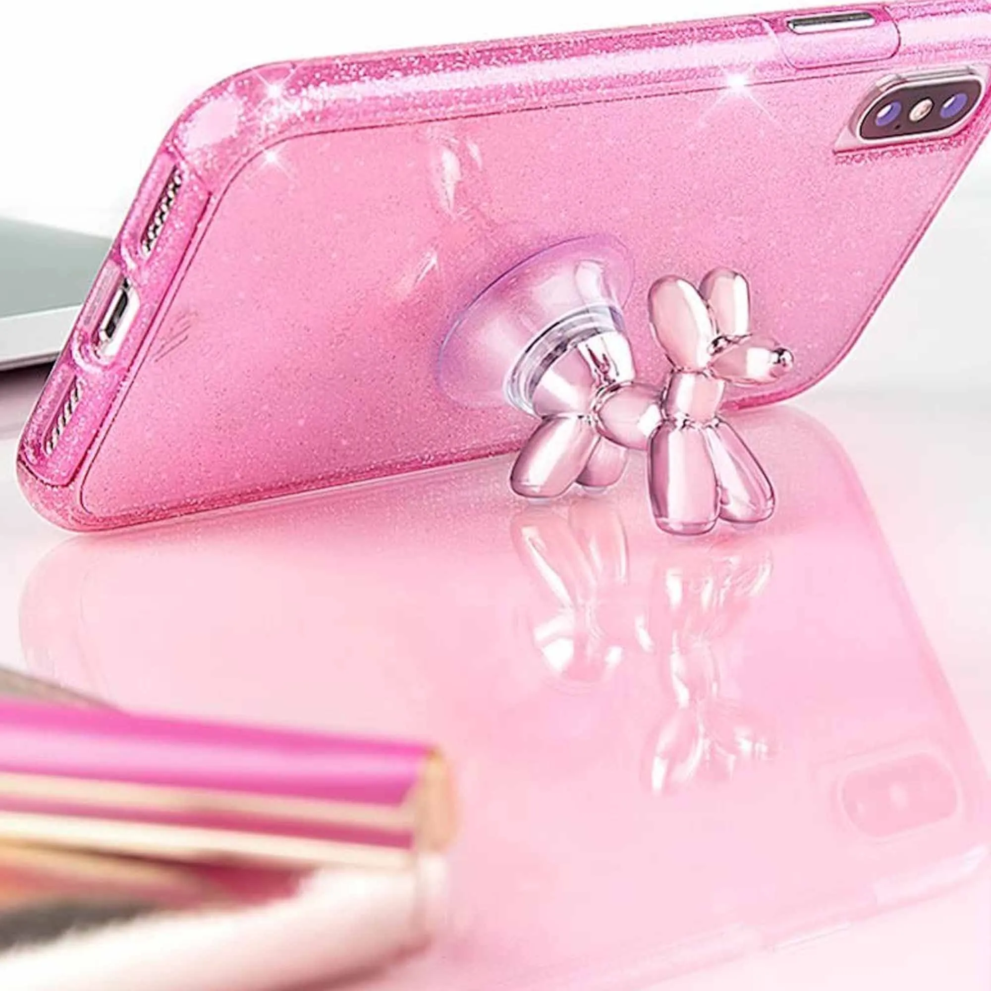 Case-Mate Stand Ups Ballon Dog - Phone Holder - Blush (Barcode: 846127178358 )