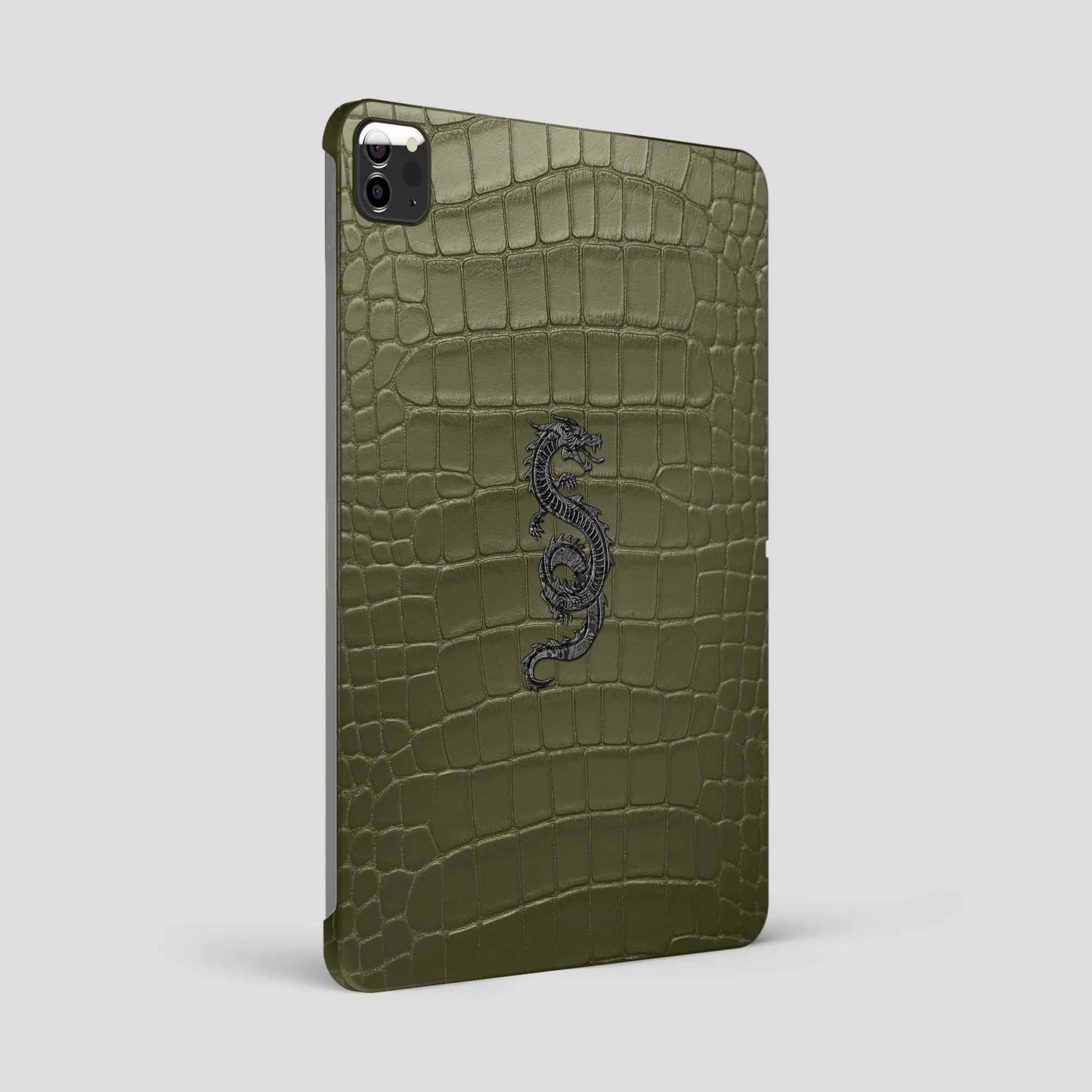 Case with Carbon Dragon For iPad Pro 12.9-inch (5th gen) In Alligator