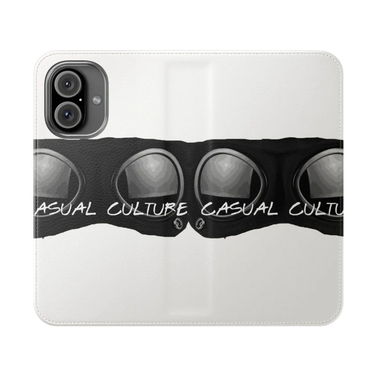 Casual Culture Inspired Flip Cover Phone Case