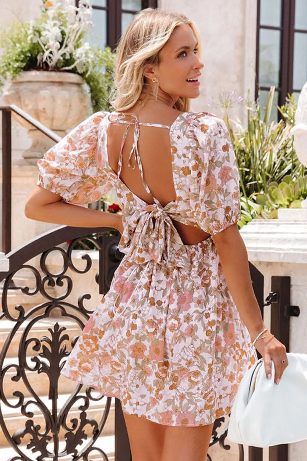 Casual Plus Size Floral Sundress
