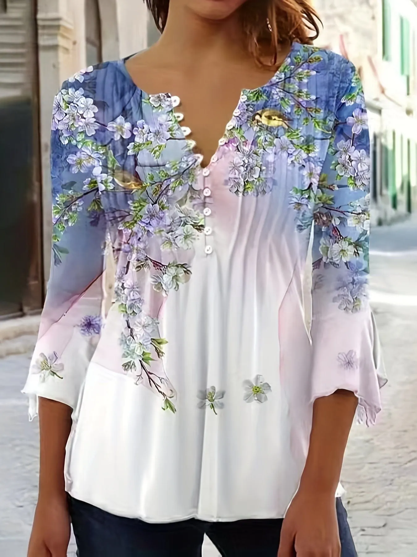 Casual Plus Size Floral Sundress