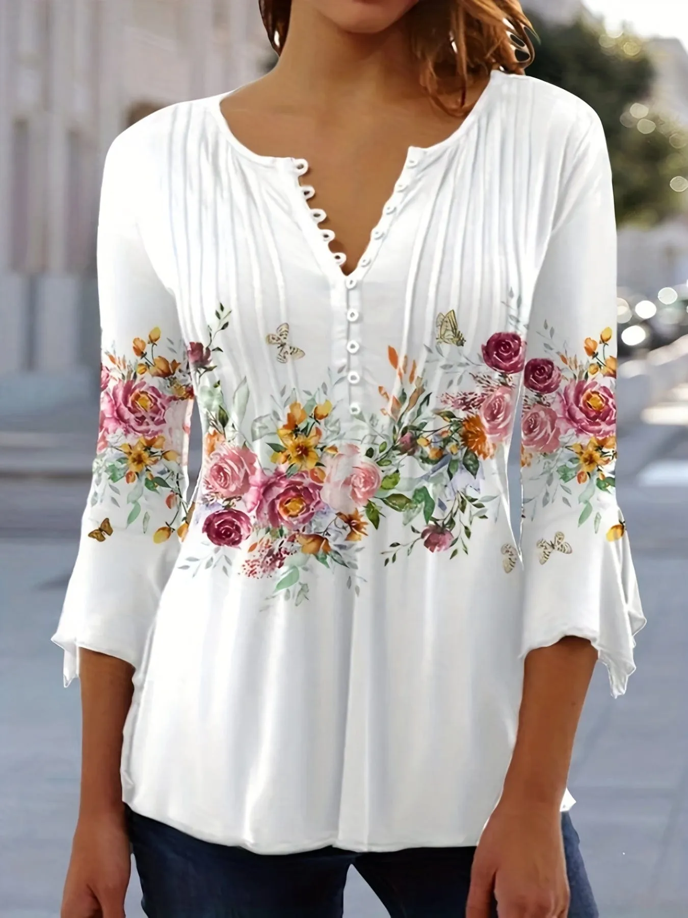 Casual Plus Size Floral Sundress