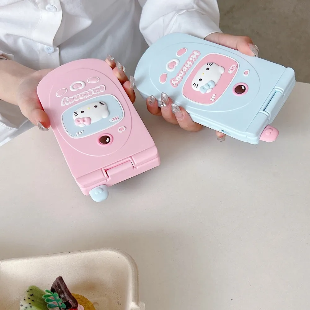 Cat Flip Mirror Anti-Slip Scratch Resistant TPU (Soft) Phone Case - iPhone 14 Pro Max