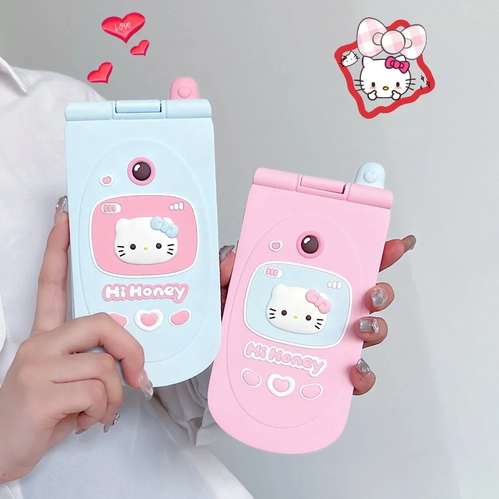 Cat Flip Mirror Anti-Slip Scratch Resistant TPU (Soft) Phone Case - iPhone 14 Pro Max