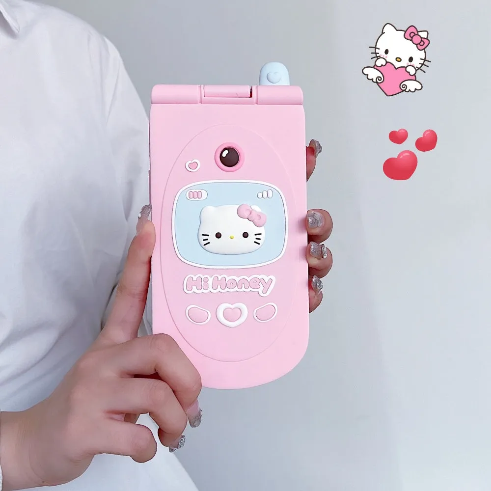 Cat Flip Mirror Anti-Slip Scratch Resistant TPU (Soft) Phone Case - iPhone 14 Pro Max