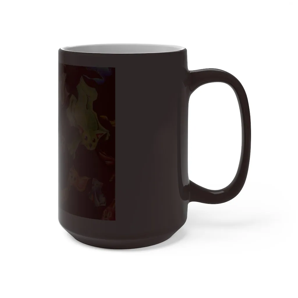 Cat Pattern Color Changing Mug