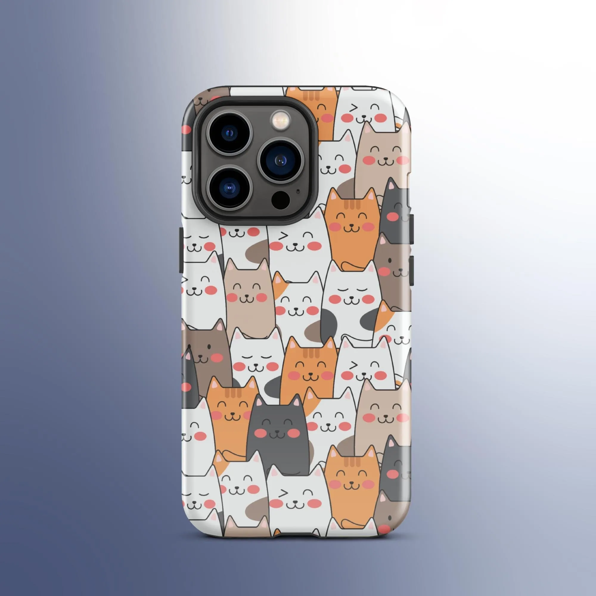 Cat Pile Tough Case for iPhone®