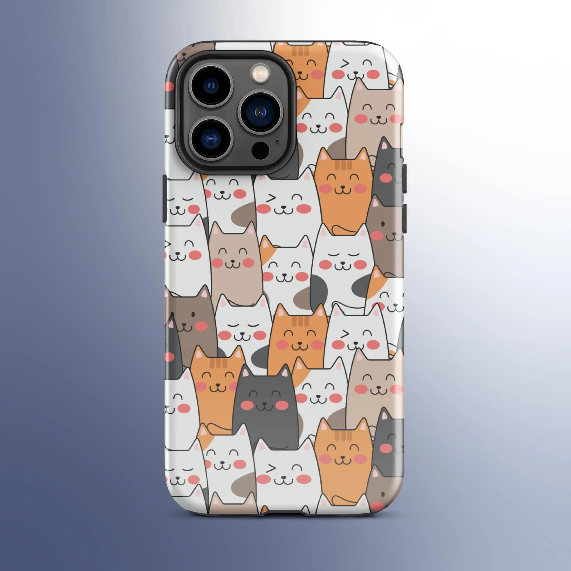 Cat Pile Tough Case for iPhone®