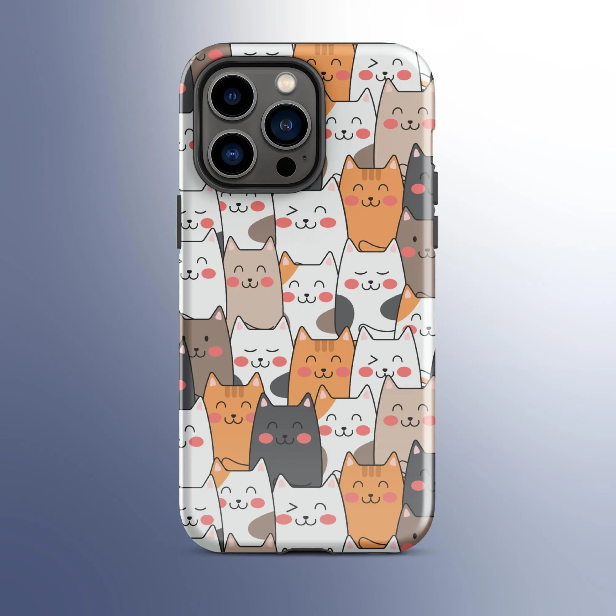 Cat Pile Tough Case for iPhone®