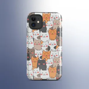 Cat Pile Tough Case for iPhone®