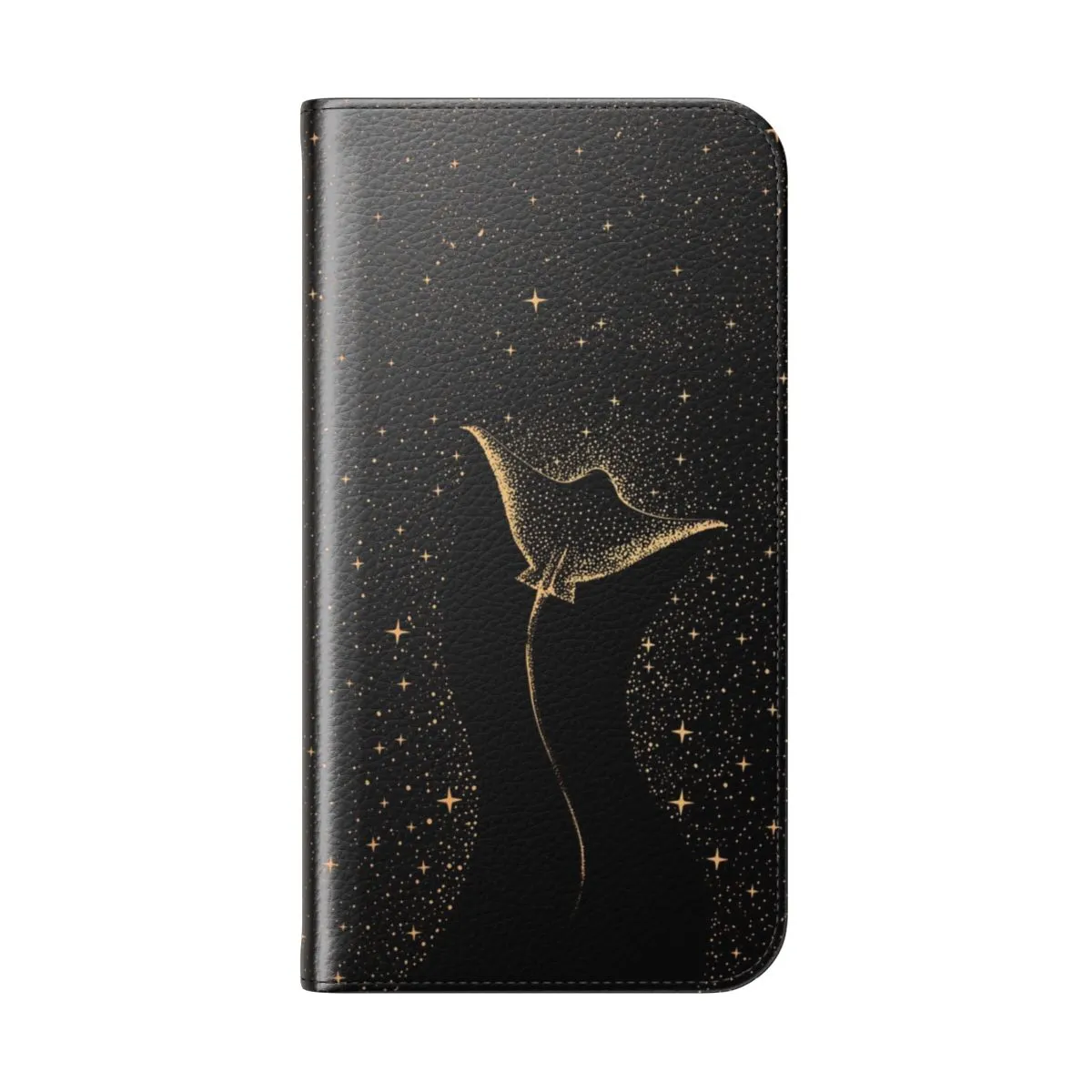 Celestial Cosmic Gold Flip Cover Phone Case