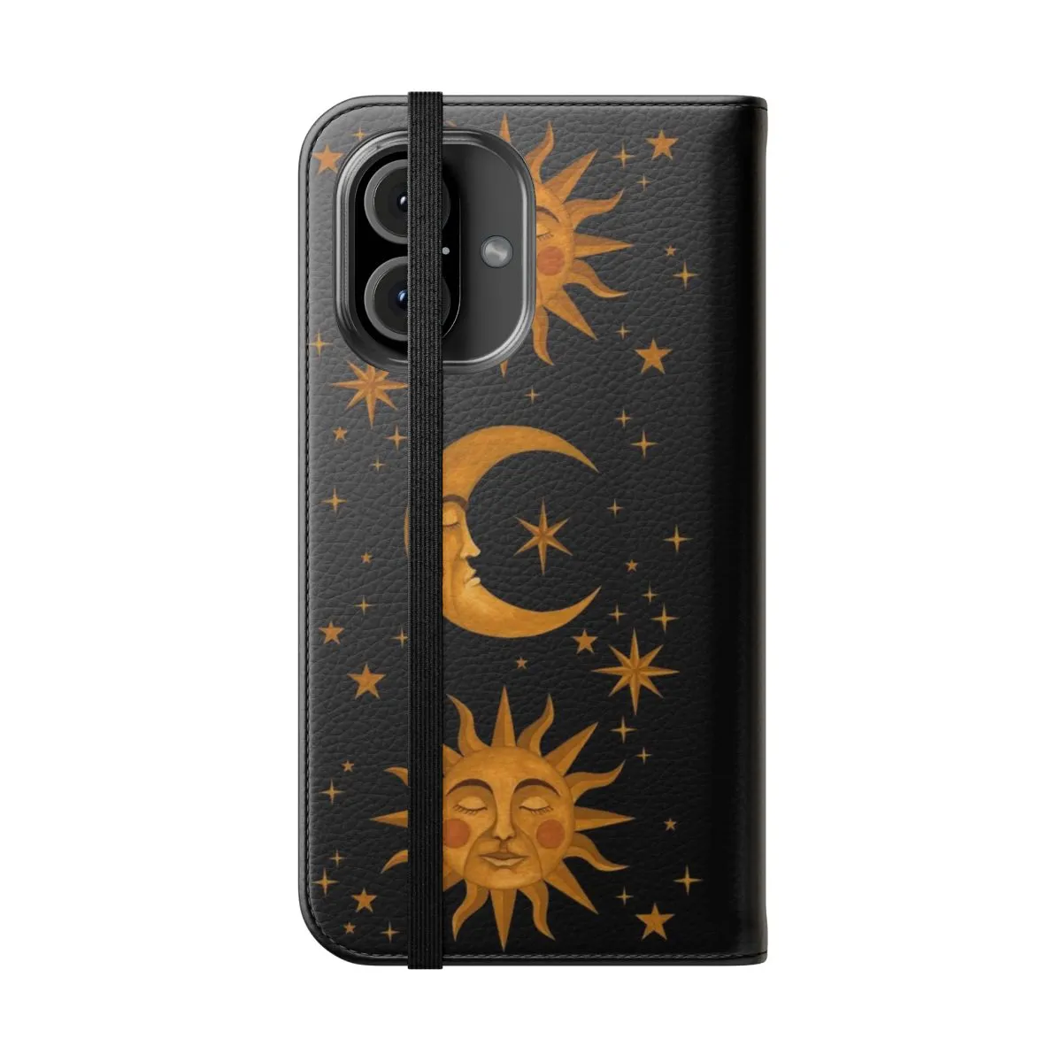 Celestial-Inspired Flip Cover Phone Case