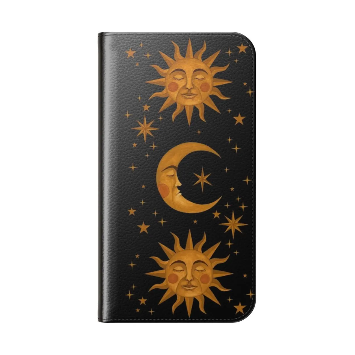 Celestial-Inspired Flip Cover Phone Case