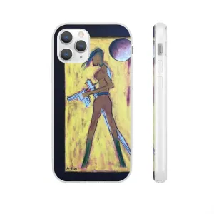 Cell Phone Flexi Cases AL BLUE DESIGNED GODESS