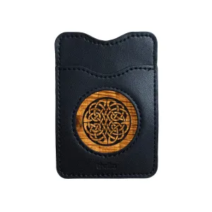 Celtic Knot Engraving | Leather Phone Wallet