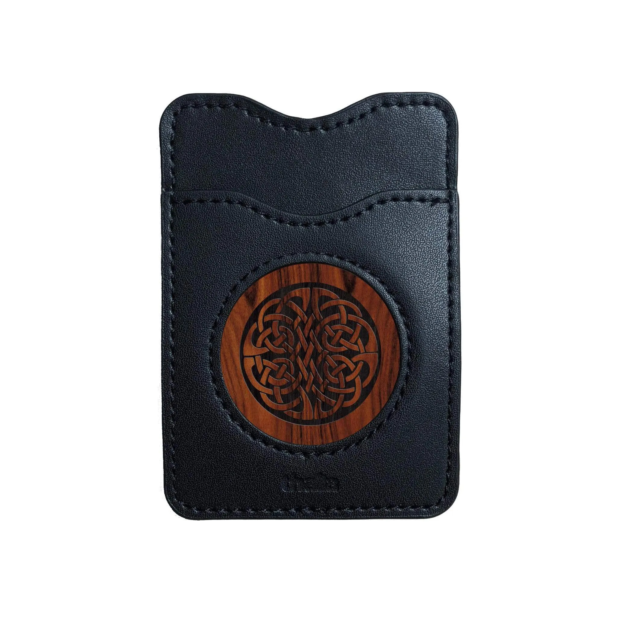 Celtic Knot Engraving | Leather Phone Wallet