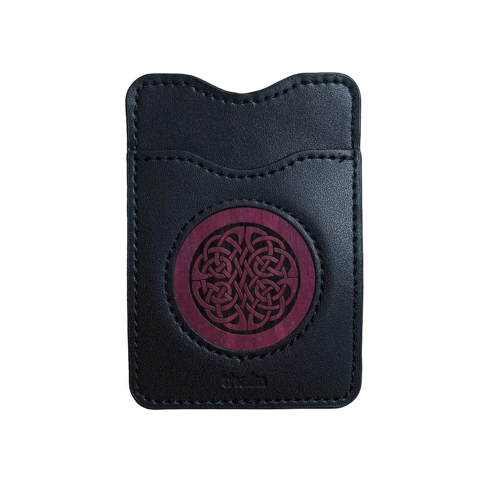 Celtic Knot Engraving | Leather Phone Wallet