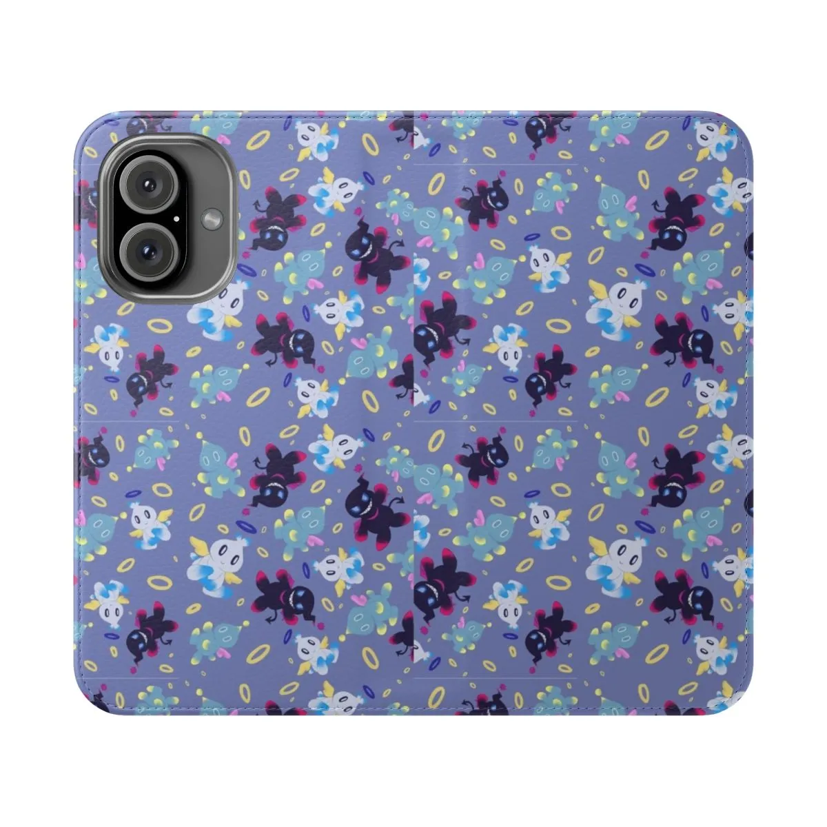 Chao-Inspired Flip Cover Phone Case for Sonic Fans