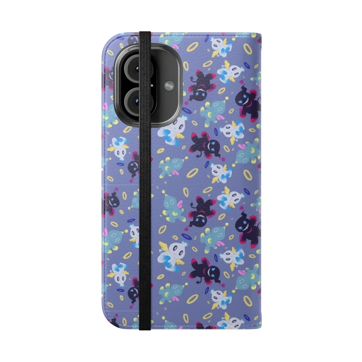 Chao-Inspired Flip Cover Phone Case for Sonic Fans