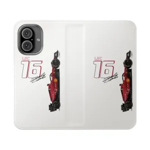 Charles Leclerc Inspired F1 2024 Flip Cover Phone Case