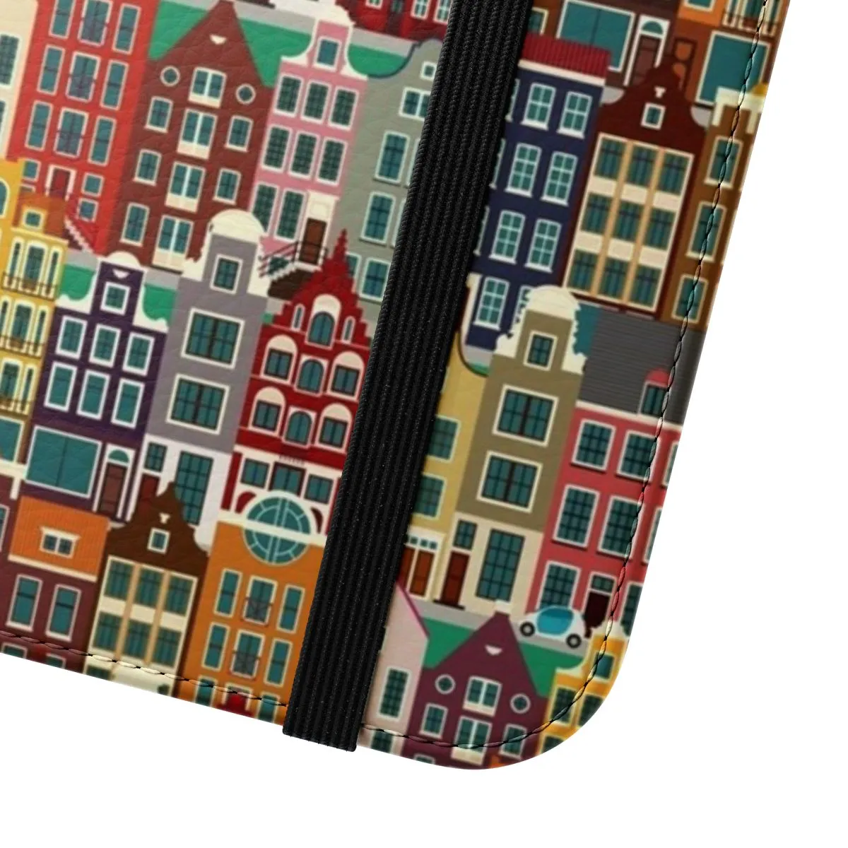 Charming Amsterdam Inspired Flip Cover Phone Case