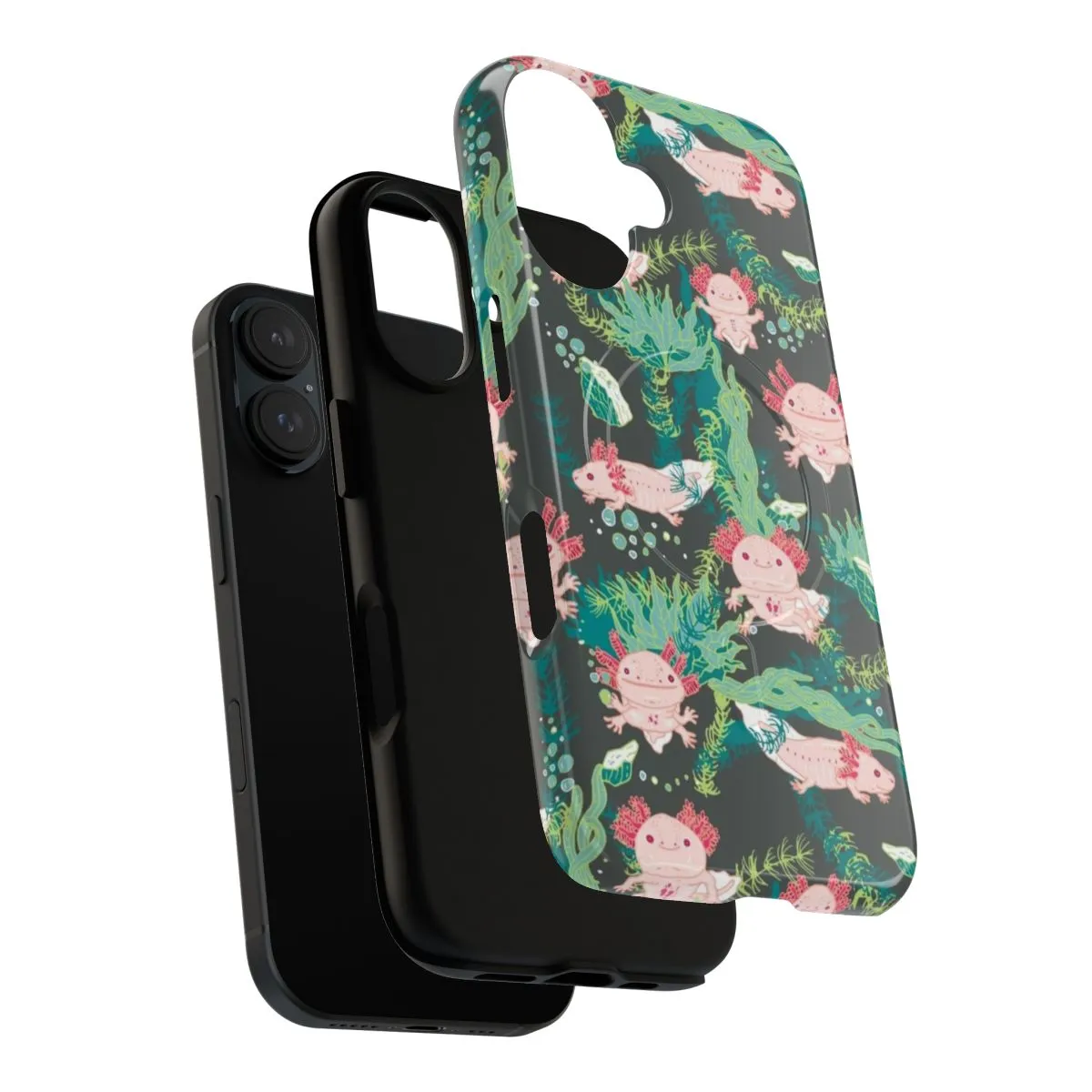 Charming Axolotl Cartoon Phone Case - Durable & Unique Protection