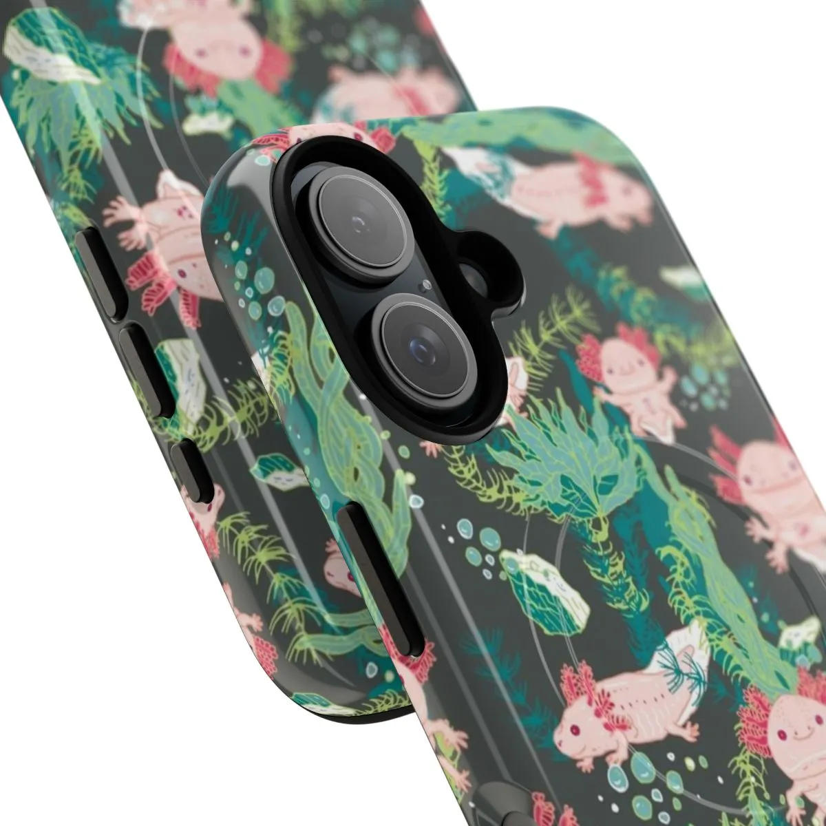 Charming Axolotl Cartoon Phone Case - Durable & Unique Protection