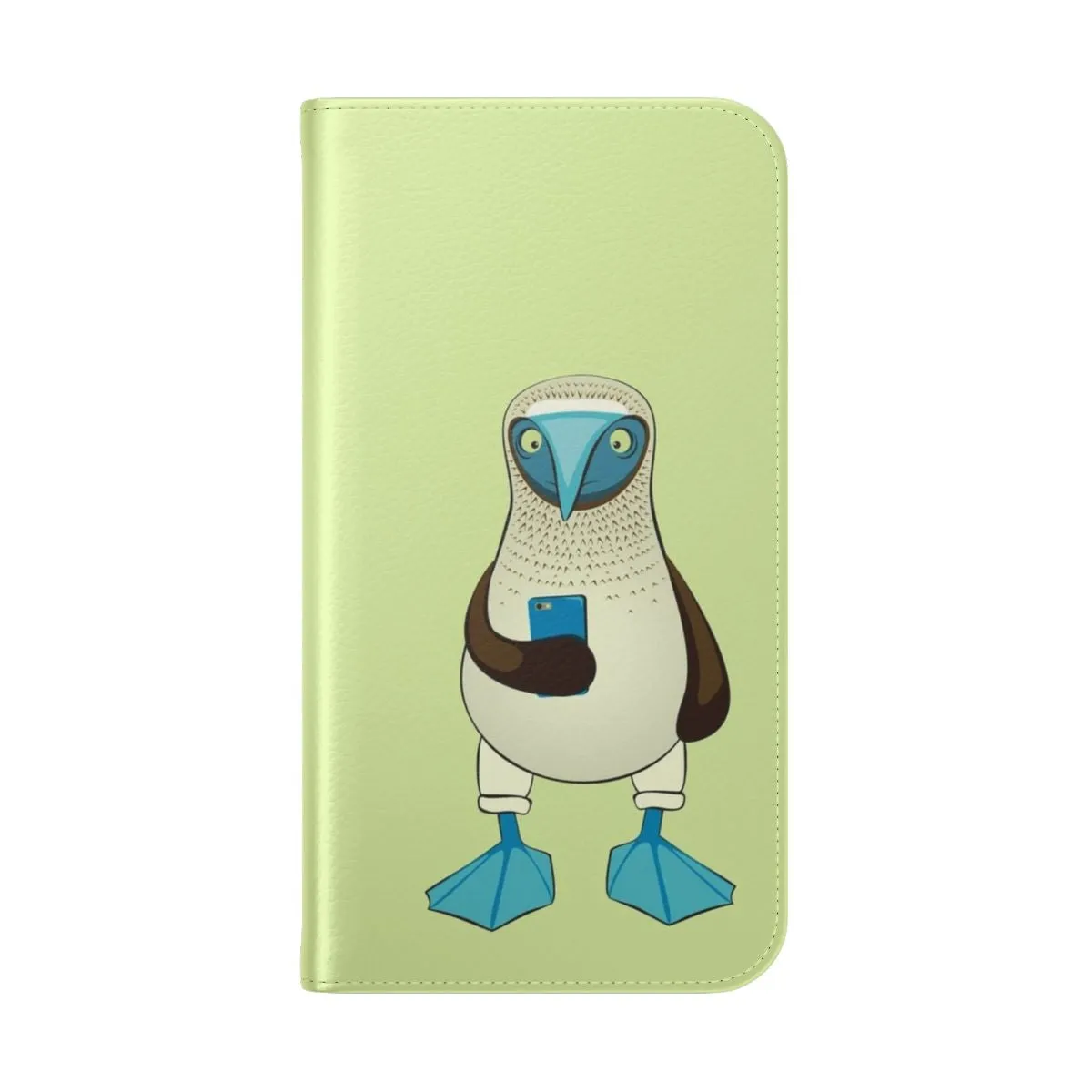 Charming Blue Footed Booby Phone Flip Cover Case