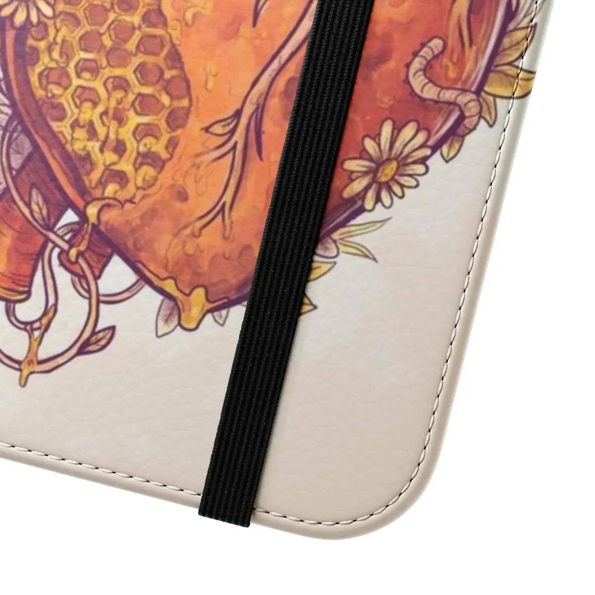 Charming Heart-Shaped Floral Phone Case