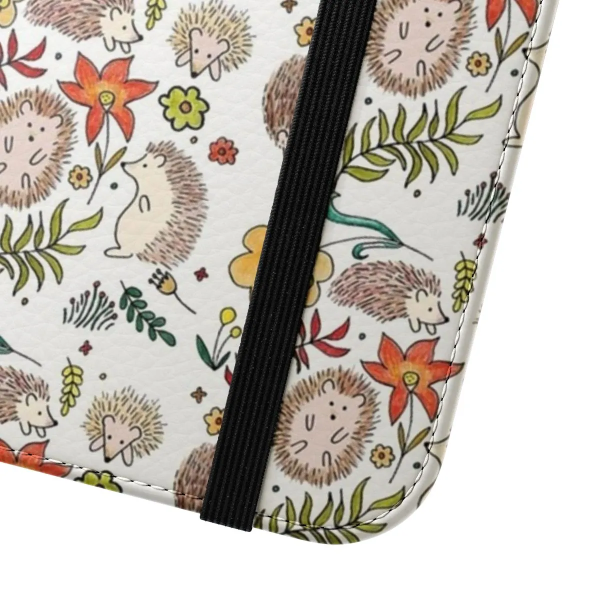 Charming Hedgehog Field Floral Phone Case