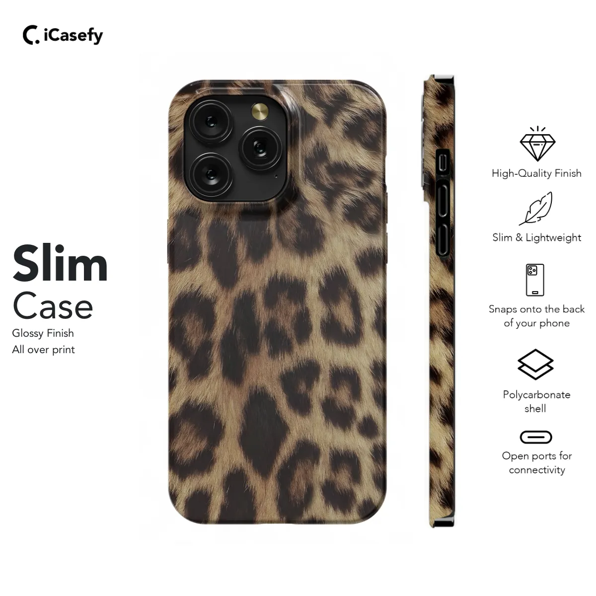 Cheetah Print Phone Case iPhone Samsung Pixel & More 184