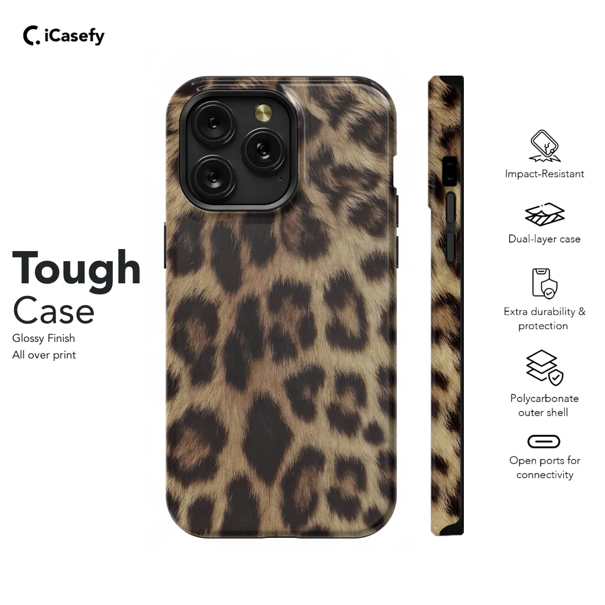 Cheetah Print Phone Case iPhone Samsung Pixel & More 184