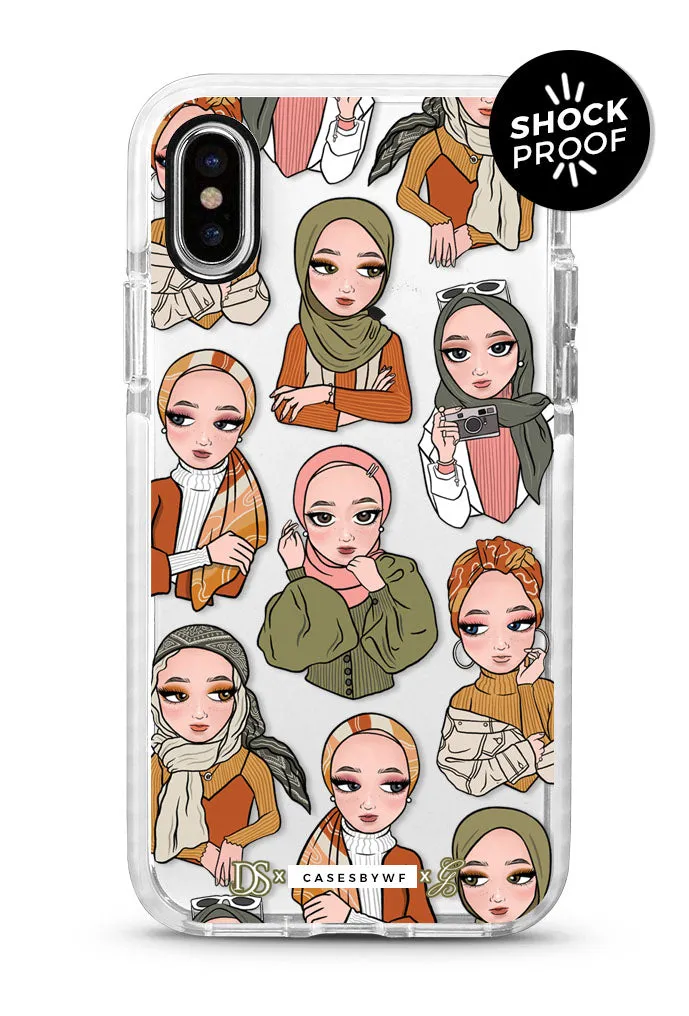 Chic Bundle - PROTECH™   2 Shawl Special Edition Dianashawl X Casesbywf x Guzel KL Phone Case