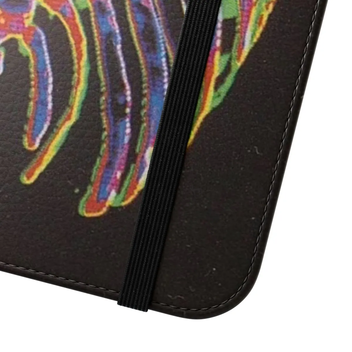 Chic Skeleton-Themed Flip Cover Phone Case