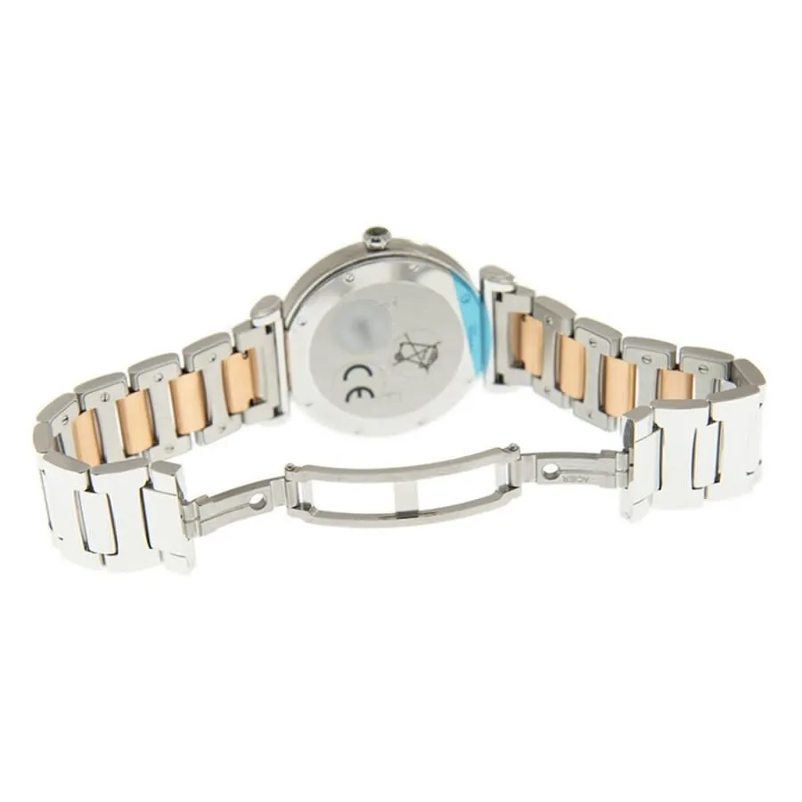 Chopard Imperiale Green Dial Diamond Two Tone Ladies Watch 388532-6009